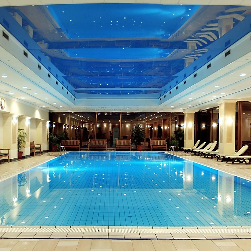The indoor thermal pool at one of our partner spa hotels
